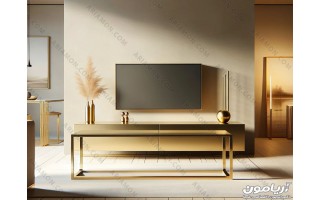 ایده های تزیین میز تلویزیون لاکچری در سالن پذیرایی