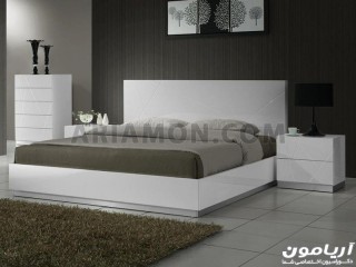 سرویس خواب سفید هایگلاس مدرن سرویس خواب سفید هایگلاس مدرن