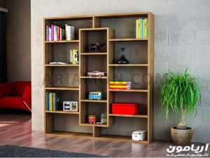قفسه کتاب دیواری قفسه کتاب دیواری