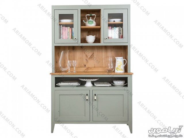 کافی بار کتابخانه دار با درب های کابینتی کافی بار کتابخانه دار با درب های کابینتی