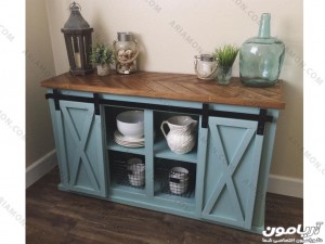 کافی بار جدید و شیک خانگی رنگ فیروزه ای کافی بار جدید و شیک خانگی رنگ فیروزه ای