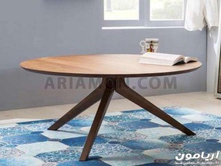 میز جلو مبلی گرد مدرن 