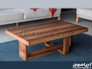 میز جلو مبلی چوبی شیک 
