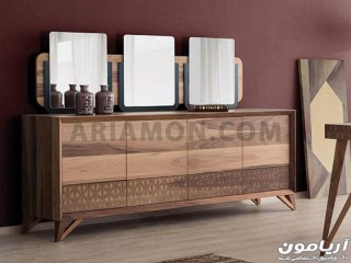 میز کنسول مدرن چوبی میز کنسول مدرن چوبی