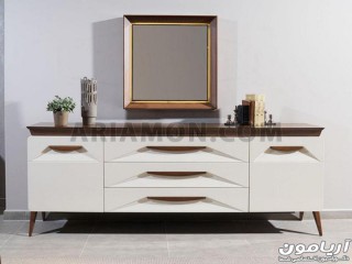 کنسول کلاسیک مدرن سفید کنسول کلاسیک مدرن سفید