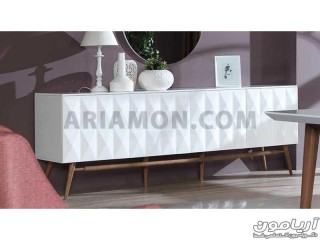میز کنسول و آینه سفید