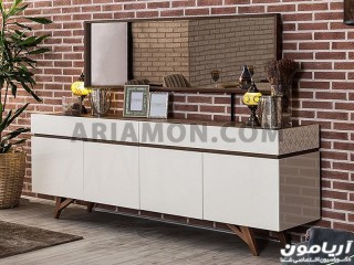 آینه کنسول سفید اسپرت آینه کنسول سفید اسپرت