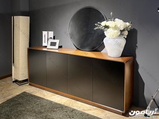 آینه کنسول مینیمال مشکی آینه کنسول مینیمال مشکی