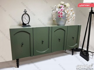 آینه کنسول مینیمال چوبی آینه کنسول مینیمال چوبی