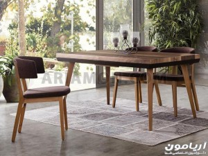 میز ناهار خوری مدرن سیاه میز ناهار خوری مدرن سیاه