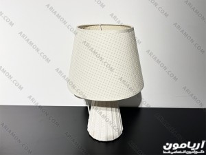 آباژور سفید، چراغ خواب سرامیکی طرح ستاره آباژور سفید، چراغ خواب سرامیکی طرح ستاره