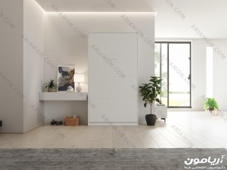 تخت تاشو تک نفره سفید