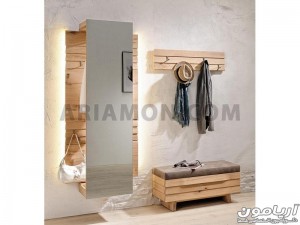 جاکفشی و جالباسی مدرن آینه دار جاکفشی و جالباسی مدرن آینه دار