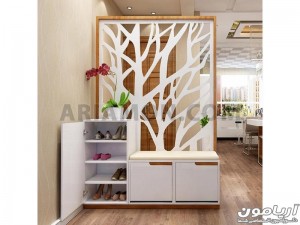 جاکفشی طرح دار سفید جاکفشی طرح دار سفید