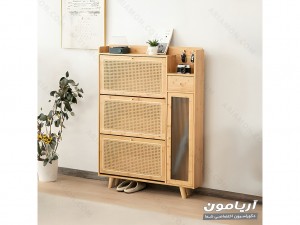 جاکفشی حصیری داشبوردی چند طبقه بوهو جاکفشی حصیری داشبوردی چند طبقه بوهو