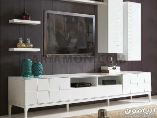 میز تلویزیون سفید ترک 