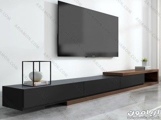 میز تلویزیون کشویی دو تکه میز تلویزیون کشویی دو تکه