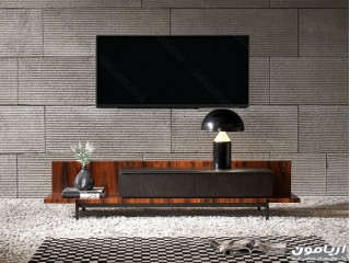 میز تلویزیون لاکچری مشکی میز تلویزیون لاکچری مشکی