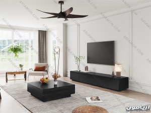 میز جلو مبلی مربع چوبی