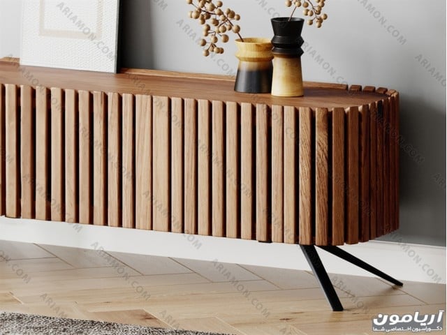 میز تلویزیون چوبی مدرن