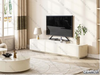 میز تلویزیون مینیمال سفید میز تلویزیون مینیمال سفید
