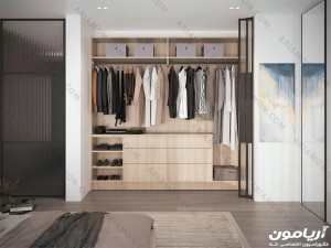 کمد دیواری مدرن ام دی اف 