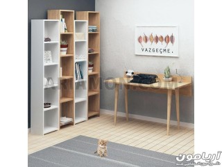 میز تحریر و کتابخانه چوبی میز تحریر و کتابخانه چوبی