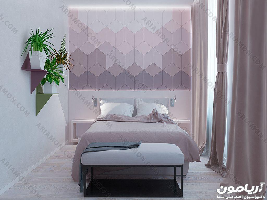 تخت خواب مدل جدید با طراحی چوبی