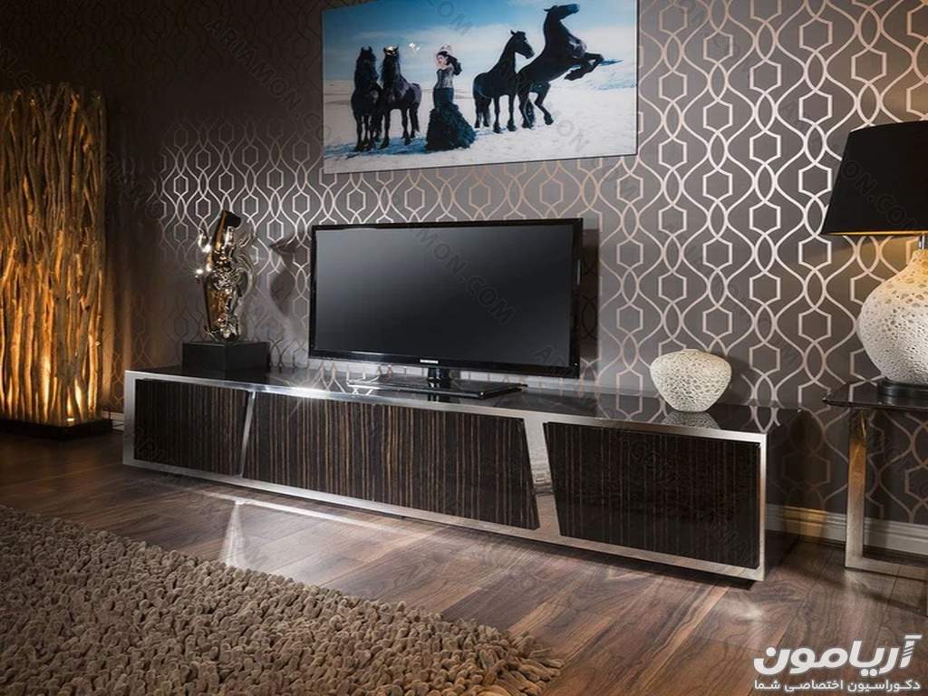 میز تلویزیون دیواری مدرن ساده