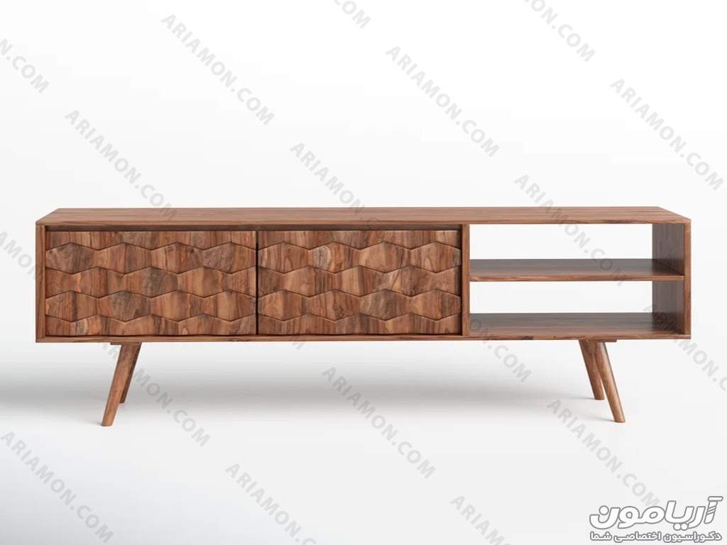 میز تلویزیون چوبی خاص مدل جدید