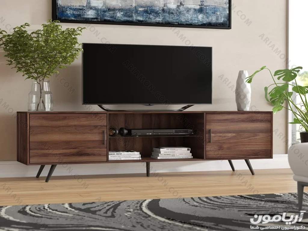 میز تلویزیون چوبی قیمت مناسب مدرن