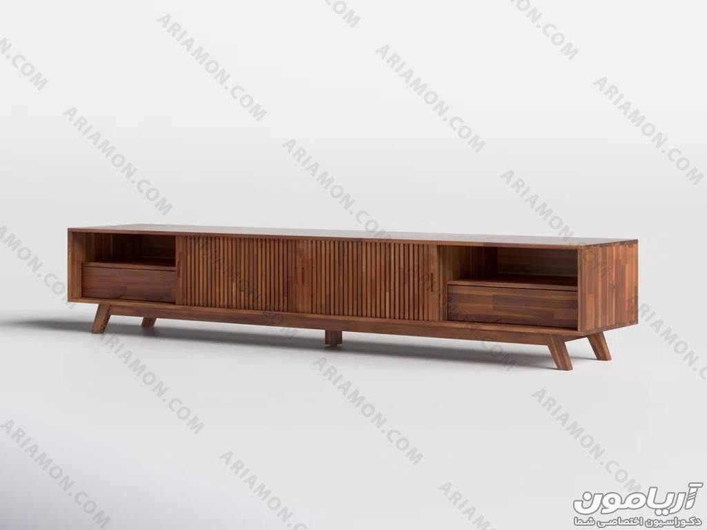 میز تلویزیون چوبی شیک مدل جدید